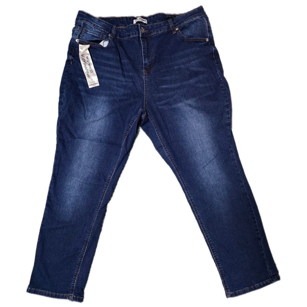 Soho Apparel Mid Waist Body Shaping Jeans Women's Dark‎ Wash Size 20 (C)